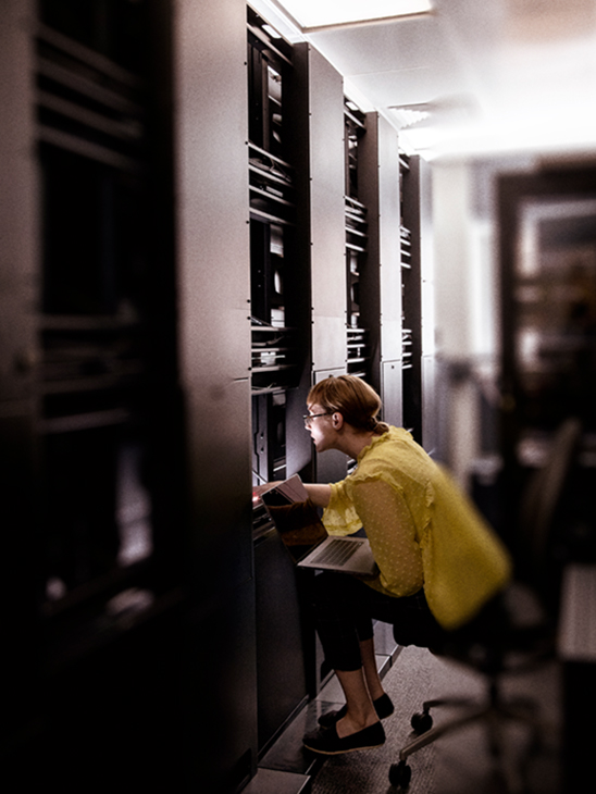Man looking at phone