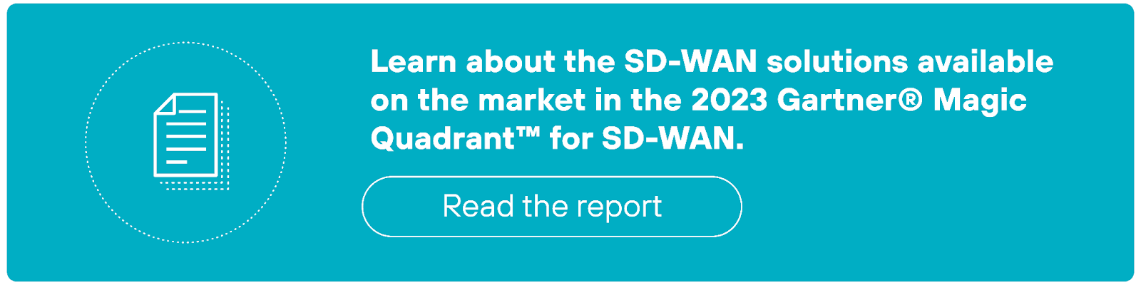Learn about the SD-WAN solutions
