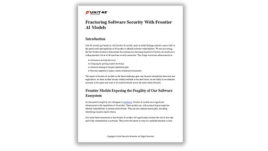 Fracturing Software Security With Frontier AI Models