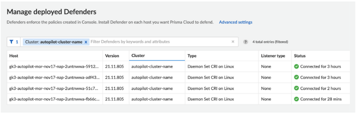 Protecting GKE Autopilot clusters