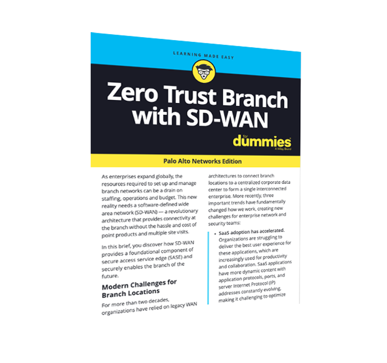 For Dummies: Zero Trust Branch for SD-WAN